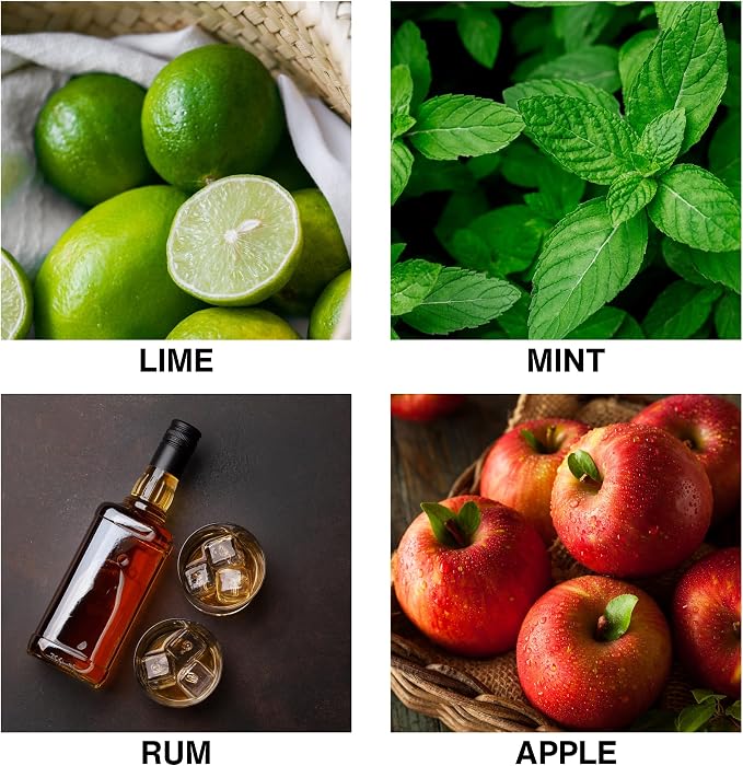 Mojito Reed Diffuser Oil – Long-Lasting Diffusers for Home with Lime, Mint, Apple & Rum – Premium Essential Oils for Room