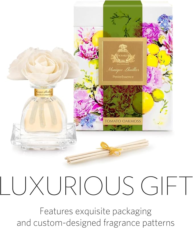 Monique Lhuillier Tomato Oakmoss AirEssence Fragrance Reed Diffuser, 7.4 Oz, alternate product view 5