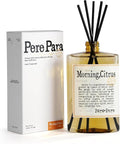 Morning Citrus Scent Reed Diffuser Refill Set 13.53 fl oz with 6 Sticks,【Wake Up Your Space】 Luxury Natural Long Lasting Home
