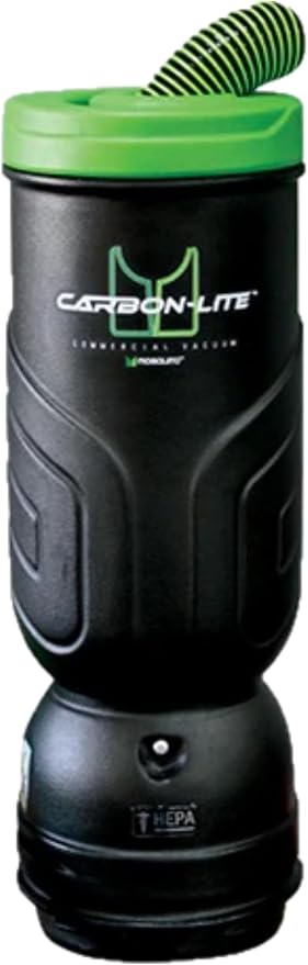 Mosquito-America Carbon-Lite Backpack Vacuum with HEPA Filtration (Model 10-1018-BK) - 10-Quart Capacity with Standard Glide