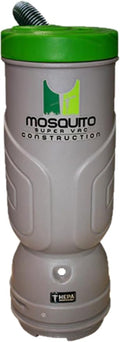 Mosquito-America Construction Backpack Vacuum w/HEPA Filtration (Model 06-1064-SG) 6-Quart Capacity w/Standard
