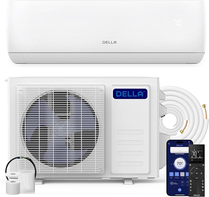 Motto Series 23000 BTU 19 SEER2 230V Mini Split AC, Cools Up to 1500 Sq.Ft, Works with Alexa and Wifi, Ductless Inverter