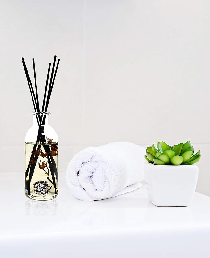 Mountain Air Scented Fragrance Oil Reed Diffuser & Room Freshener | Golden Apples, Birch Wood, Fennel, Pear Eucalyptus