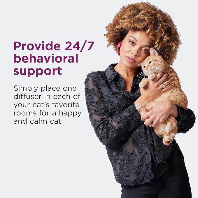 Multi Cat Calming Diffuser Refill, 1 Pack – Cat Calming Pheromone Refills Help Reduce Anxiety, Stress, Scratching, alternate