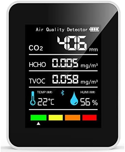 Multi Sensor Air Quality Monitor for CO2 HCHO TVOC Temperature Humidity Detection, product image