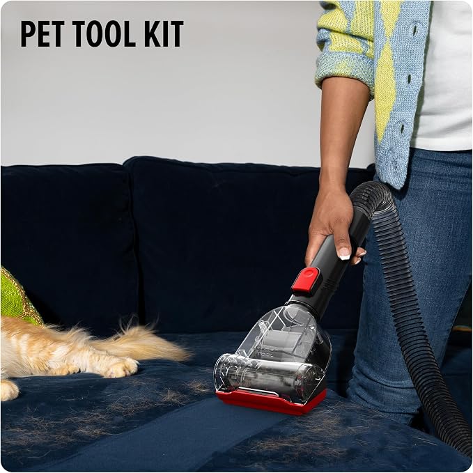 Multi-Surface Total Pet+ Upright Bagless Vacuum Cleaner for Carpet and Hard Floor, with Pet Tool Kit, Powerful, Lightweight