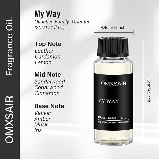 My Way Hotel Diffuser Oil & Home Luxury Fragrance Scents -120ml- Comforting Sandalwood, Cedarwood & Iris, alternate product