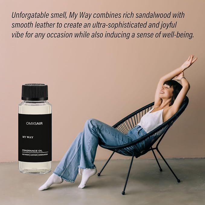 My Way Hotel Diffuser Oil & Home Luxury Fragrance Scents -120ml- Comforting Sandalwood, Cedarwood & Iris, alternate product