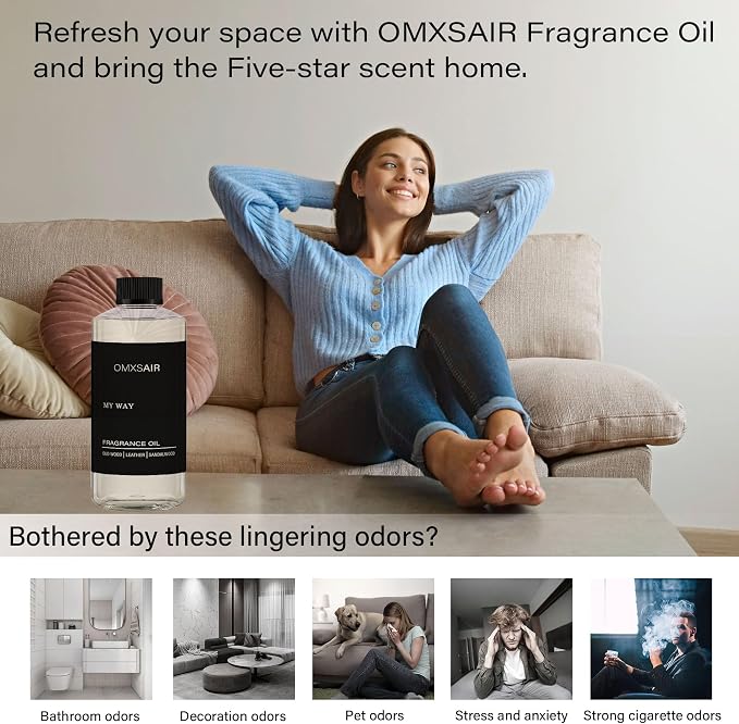 My Way Hotel Diffuser Oil & waterless Diffuser Essential Oil Home & Office Luxury Scents 500ml - Comforting Sandalwood
