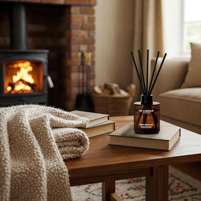 Mystic Rosewood Reed Diffuser for Bathroom – Bathroom Diffuser with Sticks – Long-Lasting Scent with Oud, alternate product