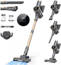 N12S Cordless Vacuum Cleaner, 30KPa Powerful Vacuum with 60 Mins Runtime, Self-Standing, LED Display, Rechargeable