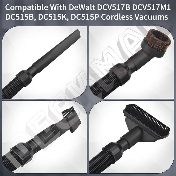 N445803 Vacuum Hose Assembly / 1 Set Universal Vacuum Attachments Compatible With DCV517B DCV517M1 DC515B, DC515K