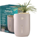 Natura Ultrasonic Warm & Cool Mist Humidifier, 1.3-Gal for Large Rooms, 60-Hr Runtime, Plant Holder, Programmable Humidity