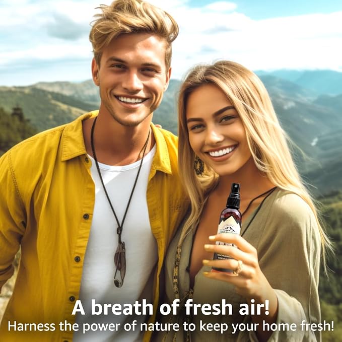 Natural Air Freshener - Lemon Vanilla - Essential Oil Odor Eliminating Room Spray, alternate product view 5