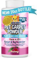 Natural Carpet Deodorizer Powder - Dry Pet Smell Eliminator & Urine Odor Remover - Loosens Fur & Dirt, product image