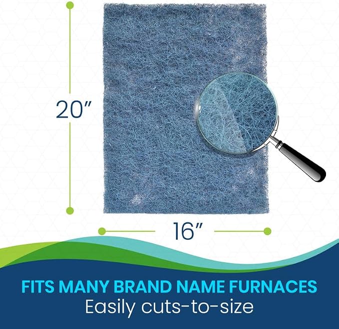 Natural Fiber Hog Hair Furnace Door Filter for Mobile, Manufactured and Modular Homes (16 x 20), alternate product view 2
