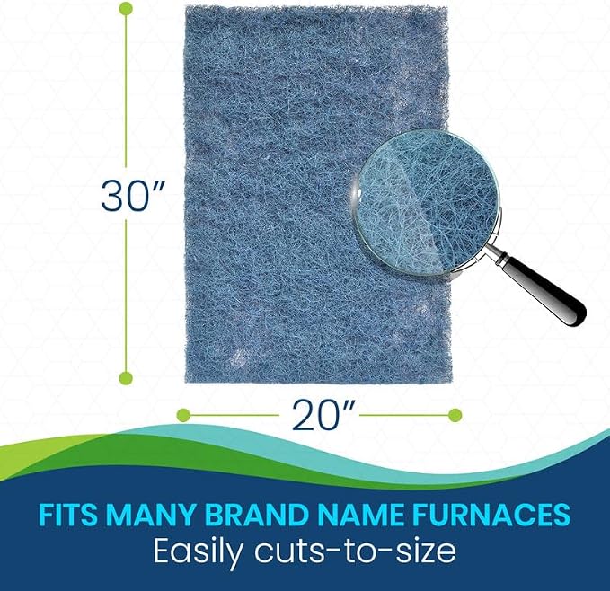 Natural Fiber Hog Hair Furnace Door Filter for Mobile, Manufactured and Modular Homes (20 x 30), alternate product view 2