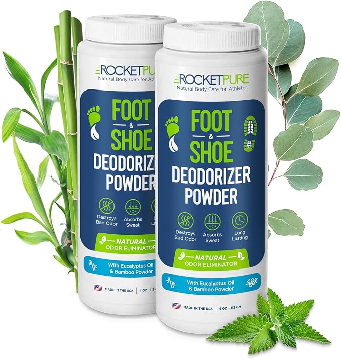 Natural Foot and Shoe Deodorizer Powder, Deodorant and Odor Eliminator for Men and Women, Smell Remover, alternate product