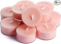 Natural Hibiscus Orchid Scented Soy Wax Tealight Candles Bulk, Aromatherapy Luxury Tea Candle Set of 12-4 Hour