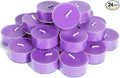 Natural Lavender Scented Soy Wax Tealight Candles Bulk, Aromatherapy Luxury Tea Candle Set of 24-4 Hour Burning Great Gift