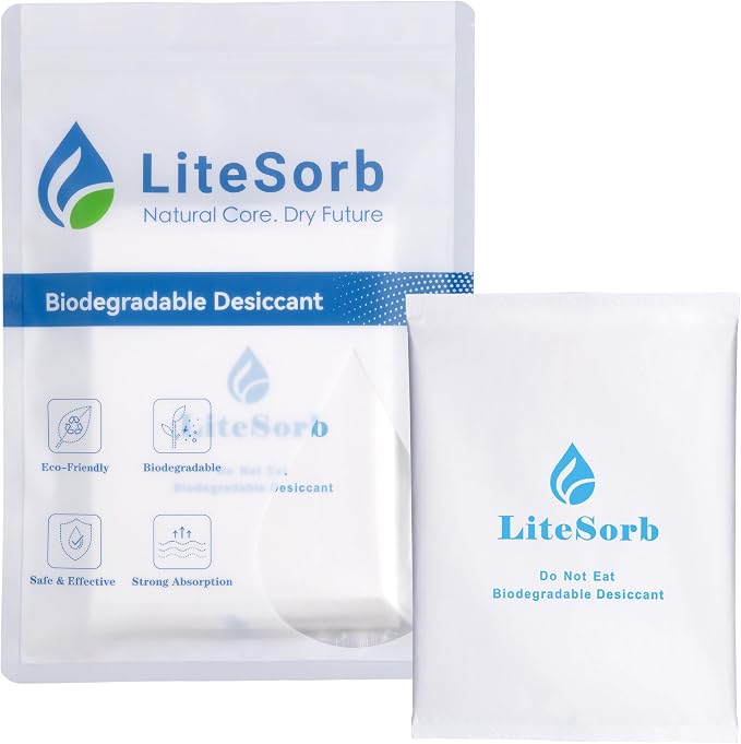Natural Moisture Absorbers, Moisture Absorption Desiccants Safe for Food, Luxury, Collectibles, Handbags, Shoes, Camera