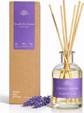 Natural Reed Diffuser Set, Calming Lavender 3.52 oz (100ml) Scented Diffuser with Sticks Home Fragrance Reed Diffuser for