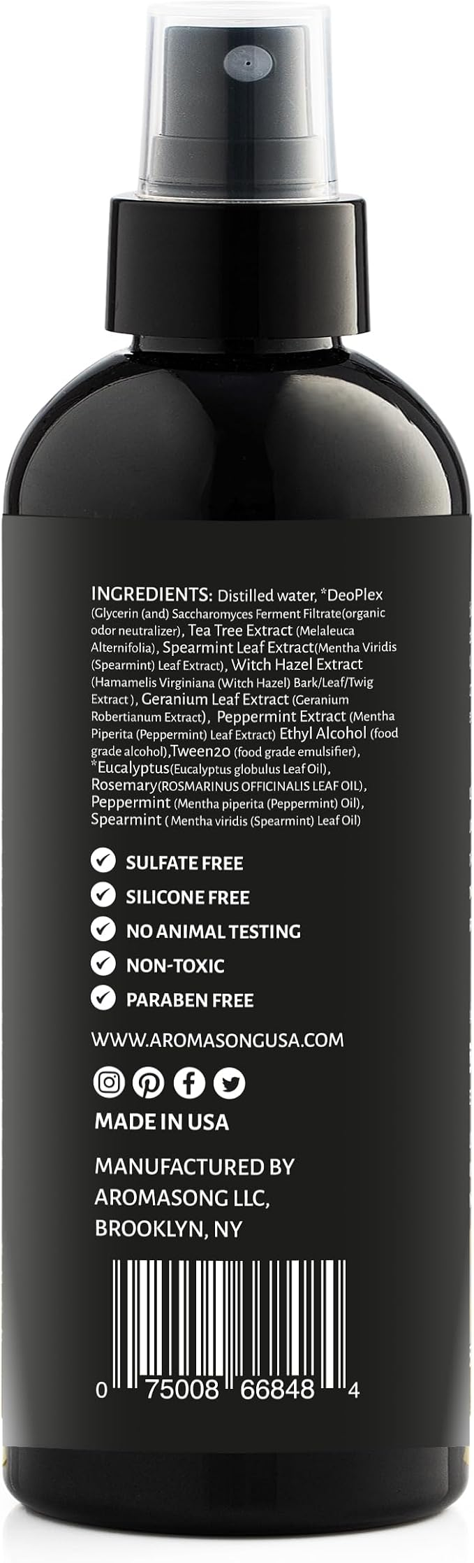 Natural Shoe Deodorizer and Foot Spray - 24-Hour Freshness Foot Odor Eliminator for Feet, alternate product view 7