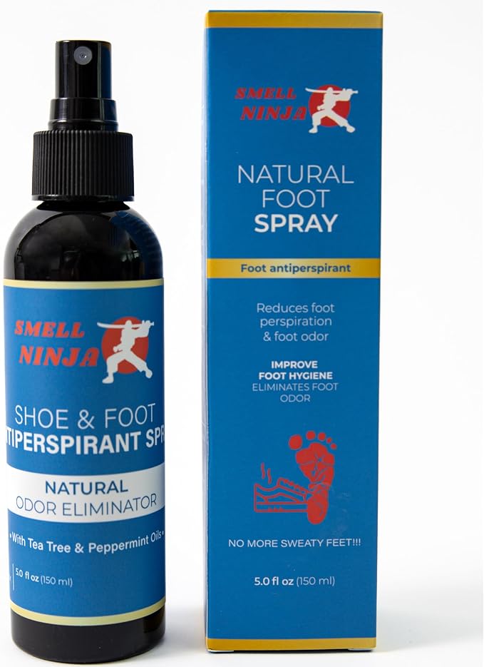 Natural Shoe Deodorizer & Foot Odor Elimination Spray - Shoe Spray for Smelly Shoes - Extra Strength, product image