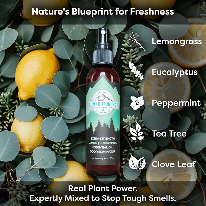 Natural Shoe Deodorizer Spray 3 Pack Bundle - Lemon Eucalyptus, Citrus Tea Tree, Lavender Tea Tree 3 Pack, alternate product