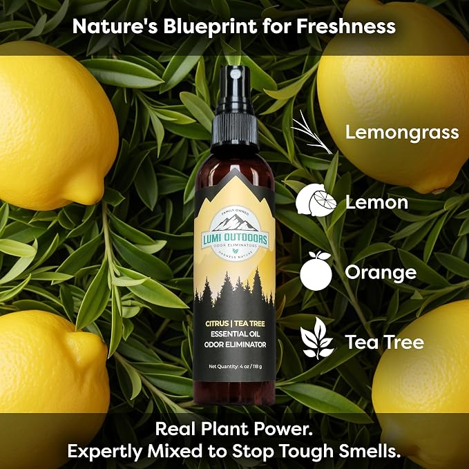 Natural Shoe Deodorizer Spray 3 Pack Bundle - Lemon Eucalyptus, Citrus Tea Tree, Lavender Tea Tree 3 Pack, alternate product