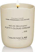 Natural Soy Candle| Puffy-Cloud Dream | 5.3 oz | Mini Spring Scented Candles for Relaxation, Valentines Day Gift, product