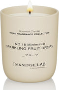 Natural Soy Candle| Sparkling Fruit Drops | 5.3 oz | Mini Spring Scented Candles for Relaxation, Valentines Day Gift, product