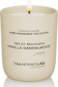 Natural Soy Candle| Vanilla Sandalwood | 5.3 oz | Mini Spring Scented Candles for Relaxation, Valentines Day Gift, product