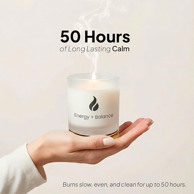 Cleansing Scented Candles for Home | Sage & Palo Santo | Natural made from natural materials Soy