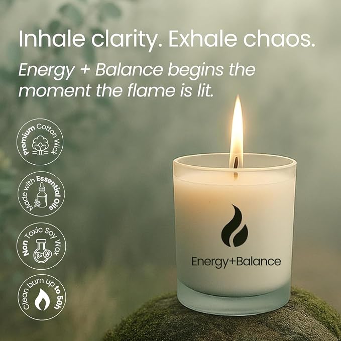 Cleansing Scented Candles for Home | Sage & Palo Santo | Natural made from natural materials Soy