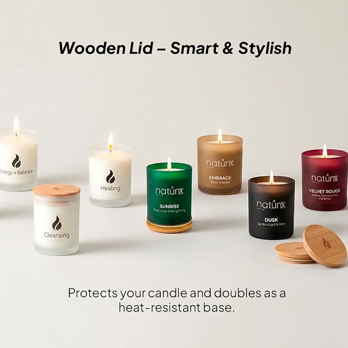 Cleansing Scented Candles for Home | Sage & Palo Santo | Natural made from natural materials Soy