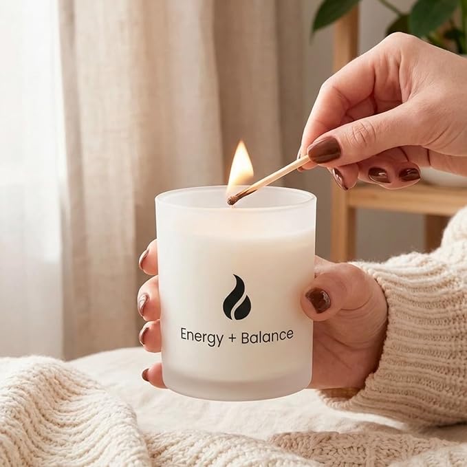 Cleansing Scented Candles for Home | Sage & Palo Santo | Natural made from natural materials Soy