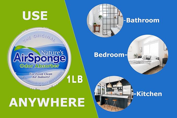Nature's Air Sponge Odor Absorber and Eliminator Unscented Plastic Tub 1 Lb. 4-Pack Plastic, alternate product view 4