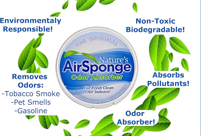 Nature's Air Sponge Odor Absorber and Eliminator Unscented Plastic Tub 1 Lb. 4-Pack Plastic, alternate product view 5