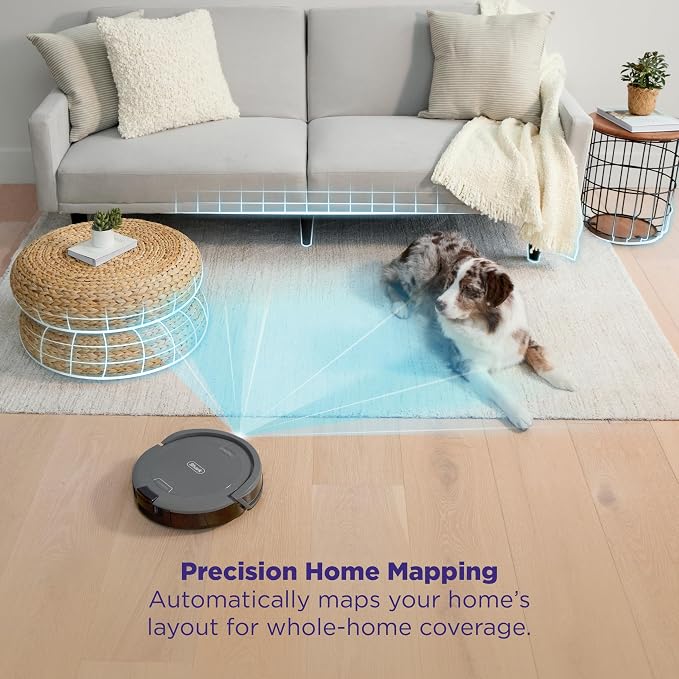 Navigator Robot Vacuum and Self-Empty Base with Bagless 60-Day Capacity Self-Empty Base, SmartPath Navigation, Powerful Pet