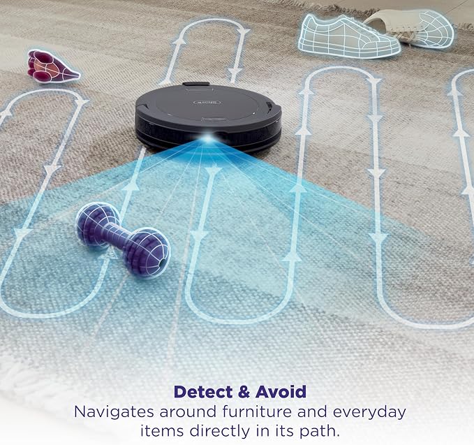 Navigator Robot Vacuum and Self-Empty Base with Bagless 60-Day Capacity Self-Empty Base, SmartPath Navigation, Powerful Pet