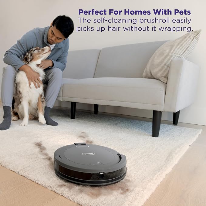 Navigator Robot Vacuum and Self-Empty Base with Bagless 60-Day Capacity Self-Empty Base, SmartPath Navigation, Powerful Pet