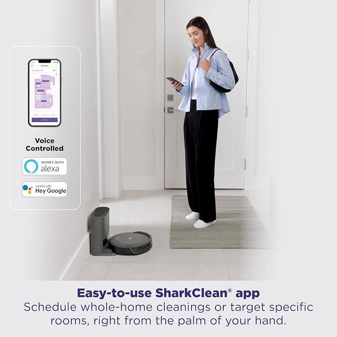 Navigator Robot Vacuum and Self-Empty Base with Bagless 60-Day Capacity Self-Empty Base, SmartPath Navigation, Powerful Pet