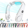 Neck Air Conditioner,5500mAh Neck Fan Rechargeable Battery Operated Metal Cooling Plate AC Cooler,Personal Portable Neck Fans