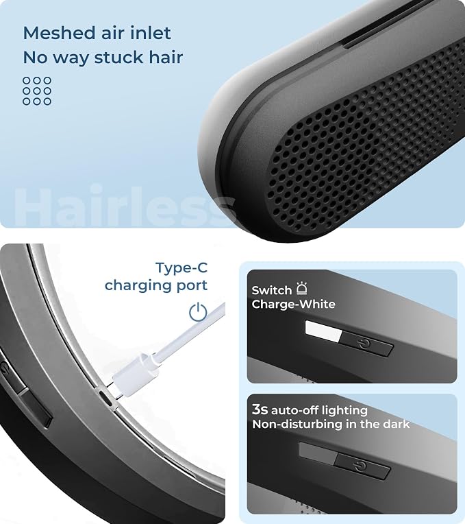 Neck Fan, 120° Adjustable-width Portable Fan, 360° Cooling Neck Fans, 16H Battery Powered Fan, 3 speeds Personal Fans
