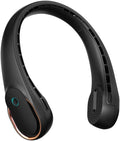 Neck Fan, Bladeless Neck Fan,Upgraded 4000mAh,Long Endurance,Upgraded air volume,Easier to Use,360° Cooling,No Hair