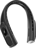 Neck Fan, Bladeless Wearable Hands-Free Portable Fan, 5200mAh Rechargeable, 360° Cooling with 3 Speeds, Ultra-Quiet Personal