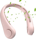 Neck Fan Portable, Personal Wearable Fan with Battery Rechargeable, Bladeless Travel Cooling Design with Powerful Wind, 3
