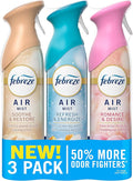 New & Improved Air Mist Mood Mix Air Freshener, Home and Kitchen Essentials, Odor Fighting Room Spray, 8.1 oz bottle, 3