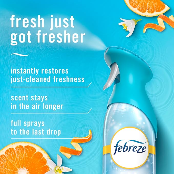 New & Improved Air Mist Mood Mix Air Freshener, Home and Kitchen Essentials, Odor Fighting Room Spray, 8.1 oz bottle, 3